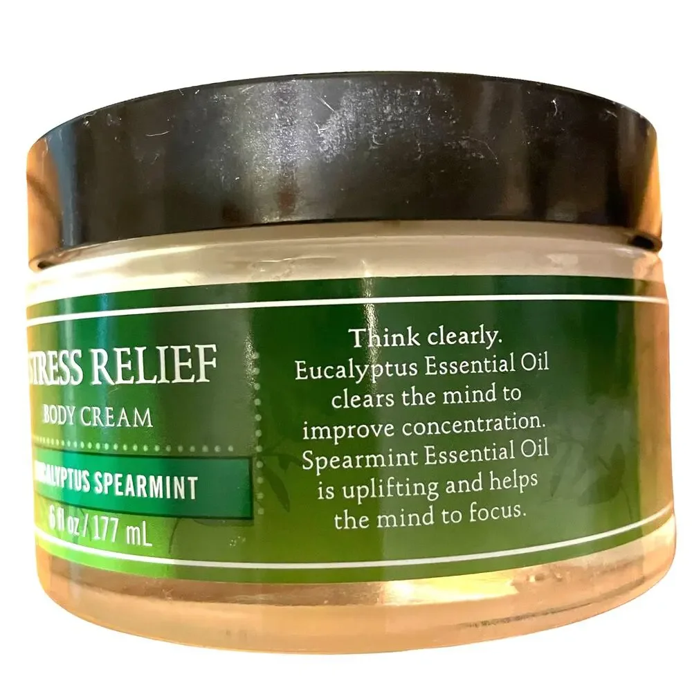 Bath & Body Works Eucalyptus Spearmint Body Cream NEW Original Formula Glass Jar